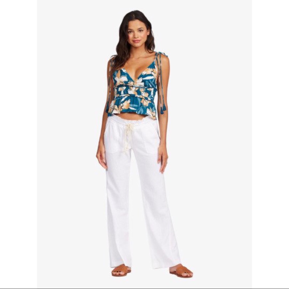 Roxy Simple Blossom Crop Top - Picture 3 of 6